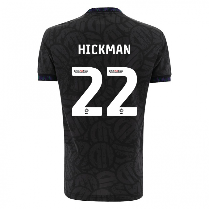 Herren Taylor Gardner-Hickman #22 Schwarz Auswärtstrikot Trikot 2023/24 T-Shirt