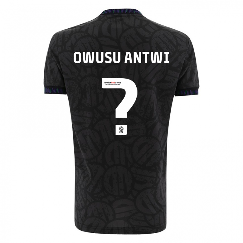 Herren Filbert Owusu-Antwi #0 Schwarz Auswärtstrikot Trikot 2023/24 T-Shirt