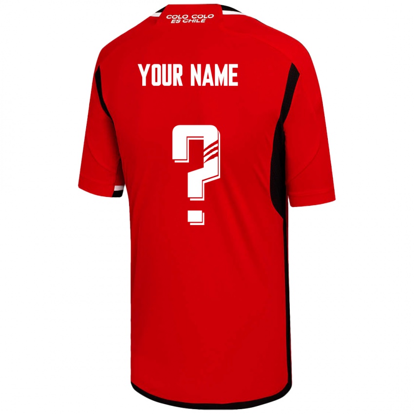 Herren Ihren Namen #0 Rot Auswärtstrikot Trikot 2023/24 T-Shirt