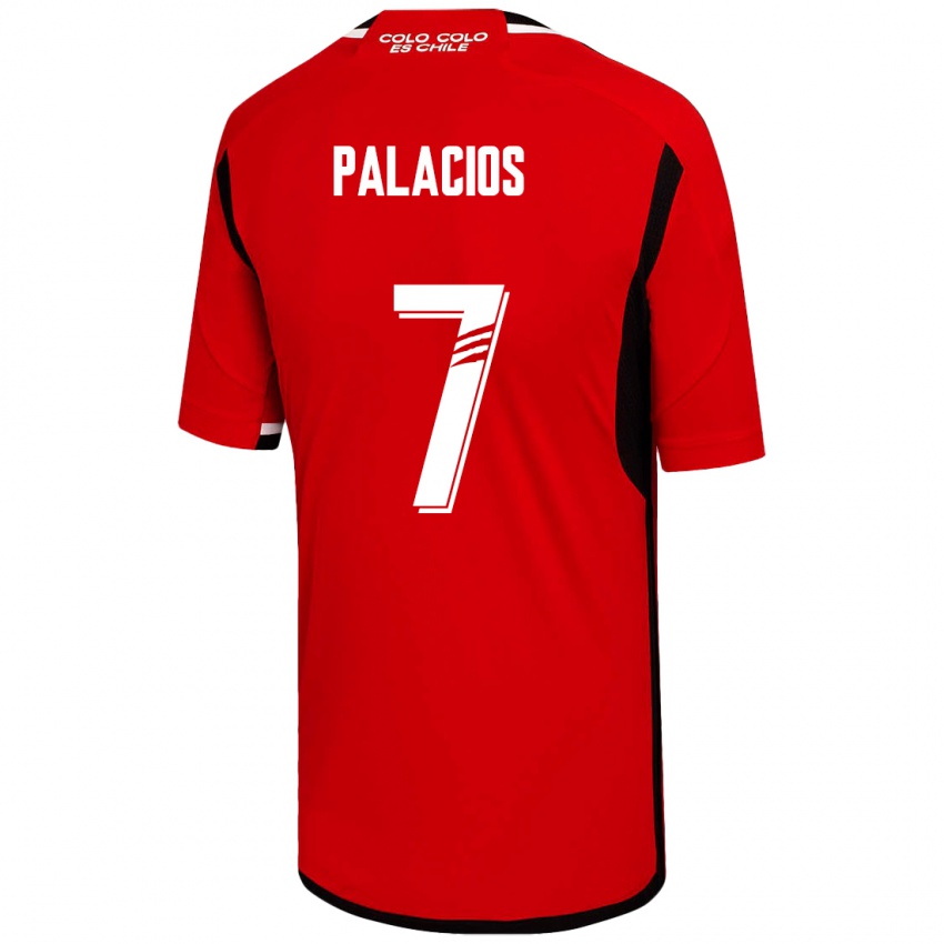 Herren Carlos Palacios #7 Rot Auswärtstrikot Trikot 2023/24 T-Shirt