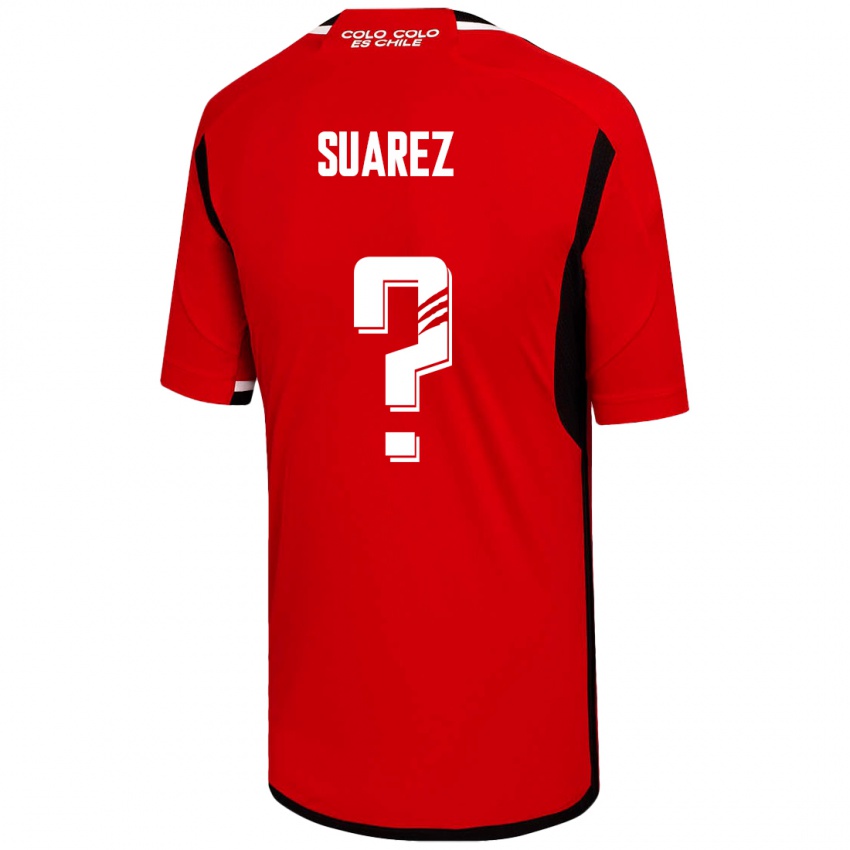Herren Nicolás Suarez #0 Rot Auswärtstrikot Trikot 2023/24 T-Shirt