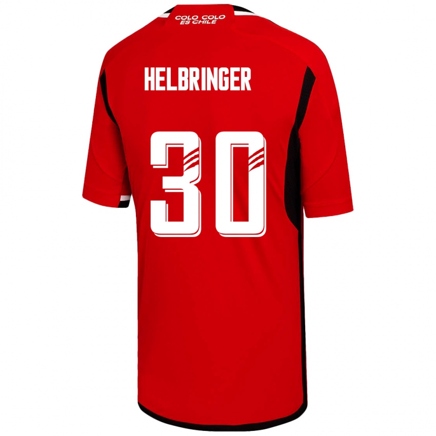 Herren Aixa Helbringer #30 Rot Auswärtstrikot Trikot 2023/24 T-Shirt