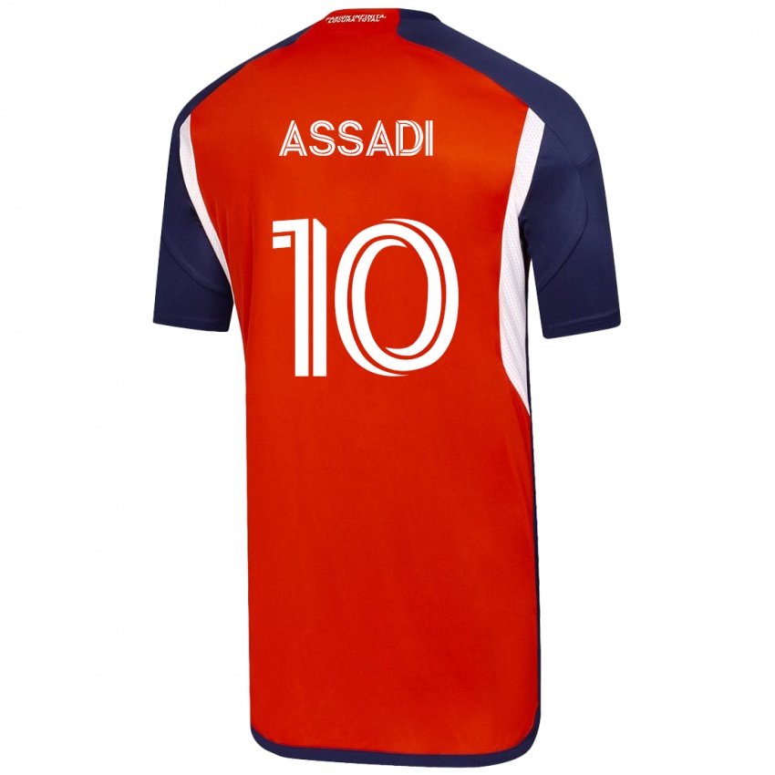 Herren Lucas Assadi #10 Weiß Auswärtstrikot Trikot 2023/24 T-Shirt