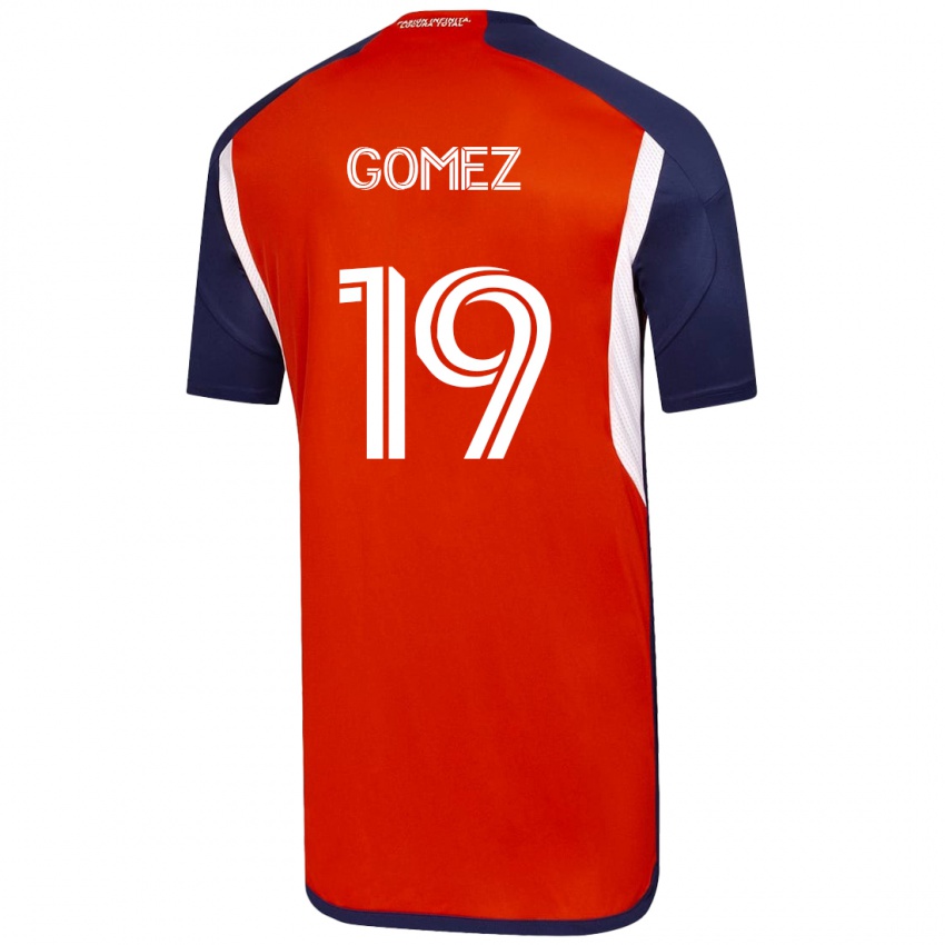 Herren Juan Pablo Gómez #19 Weiß Auswärtstrikot Trikot 2023/24 T-Shirt