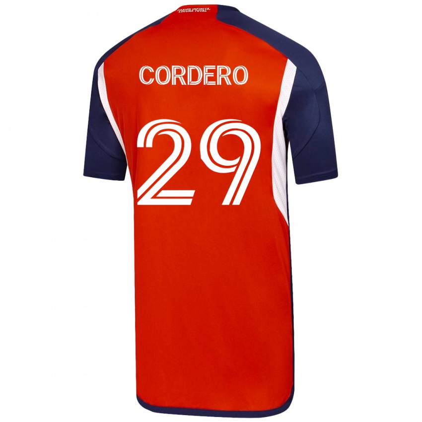 Herren Renato Cordero #29 Weiß Auswärtstrikot Trikot 2023/24 T-Shirt