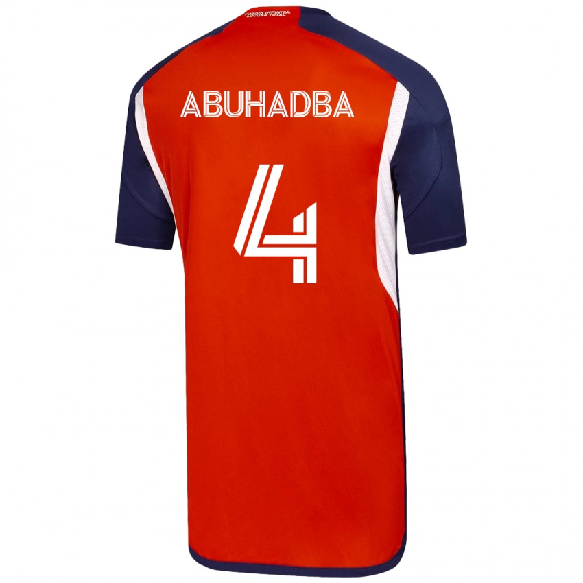 Herren Zacarías Abuhadba #4 Weiß Auswärtstrikot Trikot 2023/24 T-Shirt