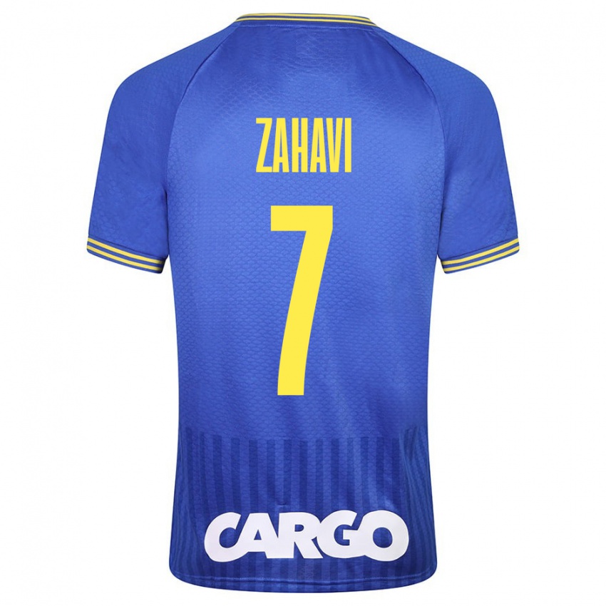Herren Eran Zahavi #7 Blau Auswärtstrikot Trikot 2023/24 T-Shirt
