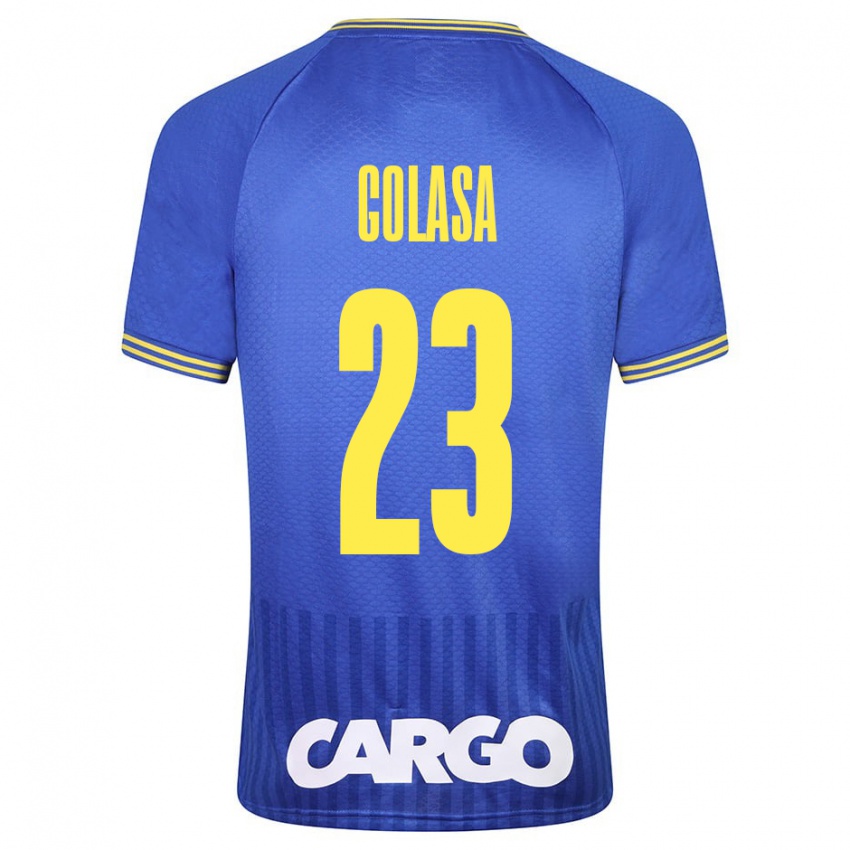 Herren Eyal Golasa #23 Blau Auswärtstrikot Trikot 2023/24 T-Shirt
