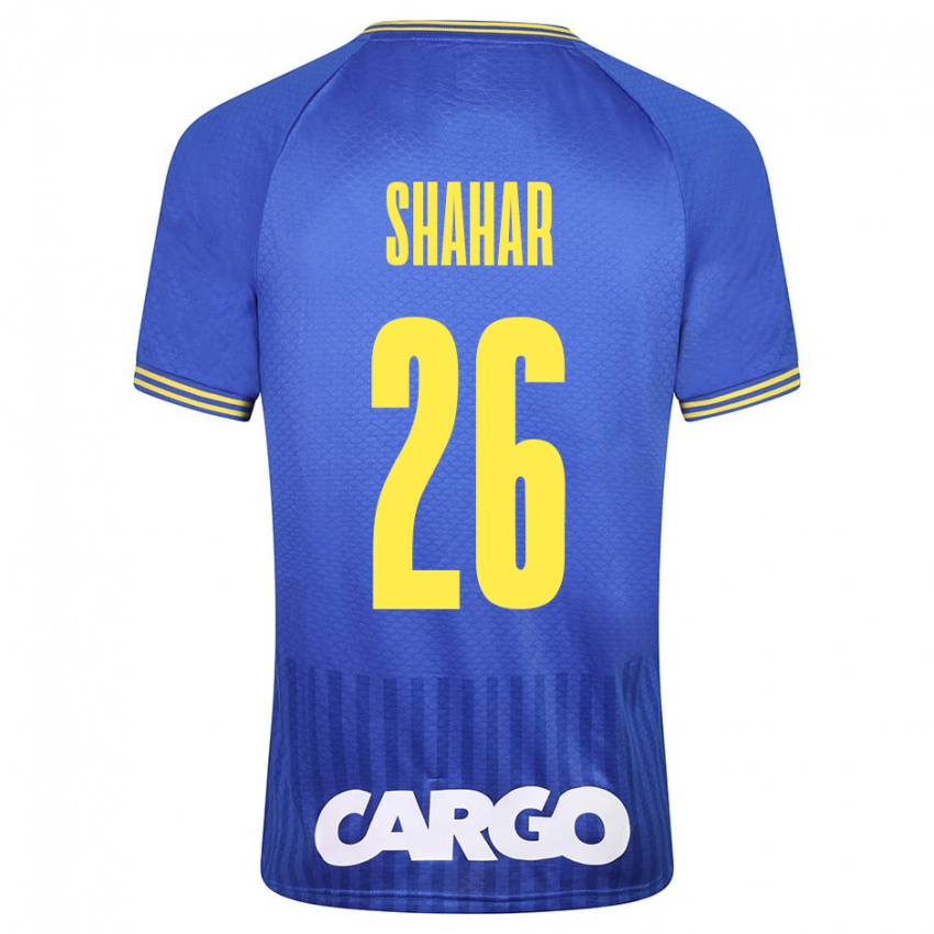 Herren Ido Shahar #26 Blau Auswärtstrikot Trikot 2023/24 T-Shirt