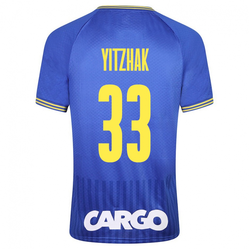 Herren Or Yitzhak #33 Blau Auswärtstrikot Trikot 2023/24 T-Shirt