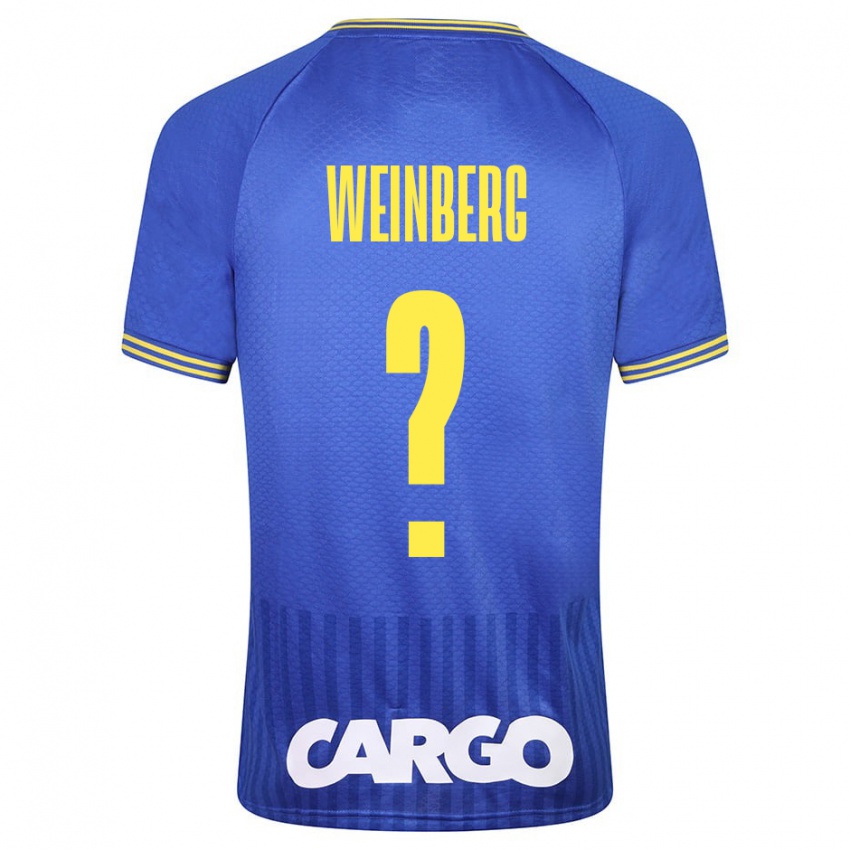 Herren Idan Weinberg #0 Blau Auswärtstrikot Trikot 2023/24 T-Shirt