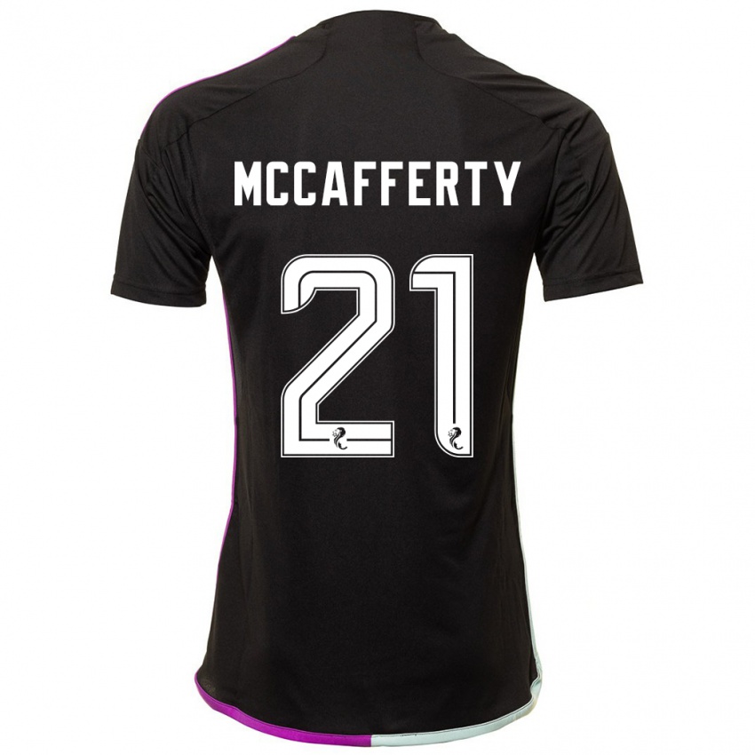 Herren Eirinn Mccafferty #21 Schwarz Auswärtstrikot Trikot 2023/24 T-Shirt