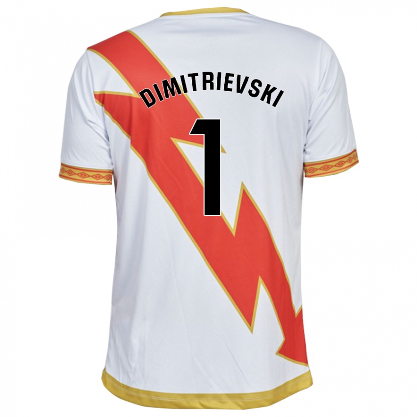 Damen Stole Dimitrievski #1 Weiß Heimtrikot Trikot 2023/24 T-Shirt