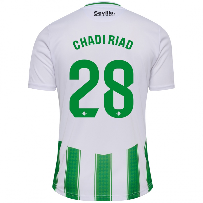 Damen Chadi Riad #28 Weiß Heimtrikot Trikot 2023/24 T-Shirt