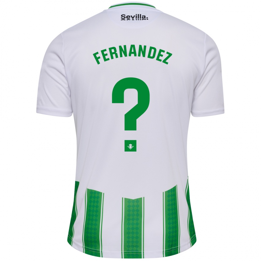 Damen Marcos Fernández #0 Weiß Heimtrikot Trikot 2023/24 T-Shirt