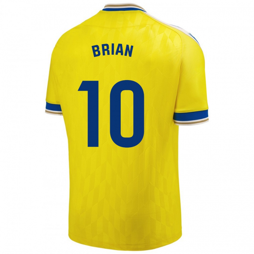 Damen Brian Ocampo #10 Gelb Heimtrikot Trikot 2023/24 T-Shirt