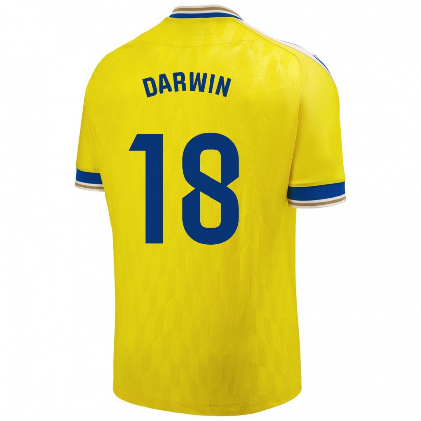 Damen Darwin Machís #18 Gelb Heimtrikot Trikot 2023/24 T-Shirt