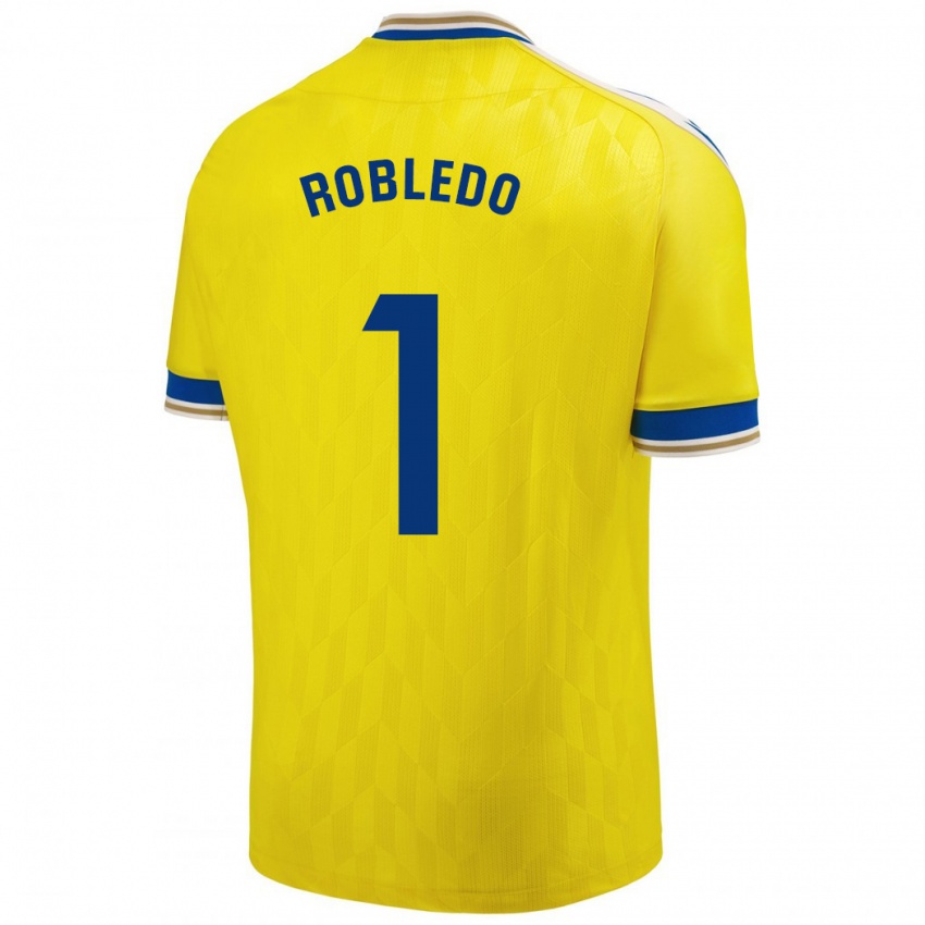 Damen Robledo #1 Gelb Heimtrikot Trikot 2023/24 T-Shirt