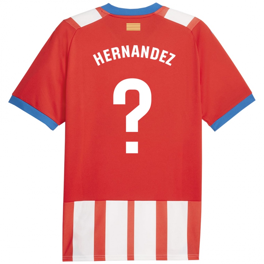 Damen Guillem Hernández #0 Rot-Weiss Heimtrikot Trikot 2023/24 T-Shirt