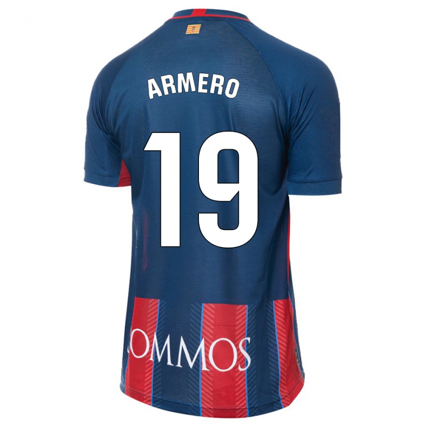 Damen Sergi Armero #19 Marine Heimtrikot Trikot 2023/24 T-Shirt