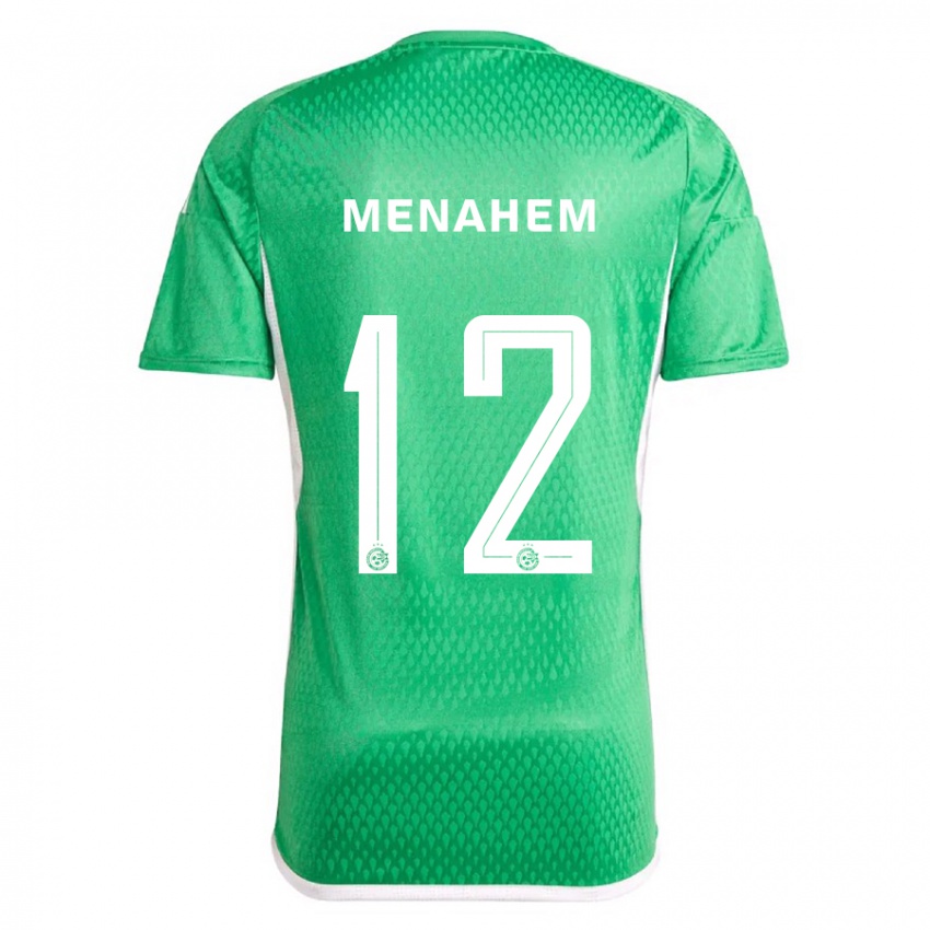 Damen Sun Menahem #12 Weiß Blau Heimtrikot Trikot 2023/24 T-Shirt