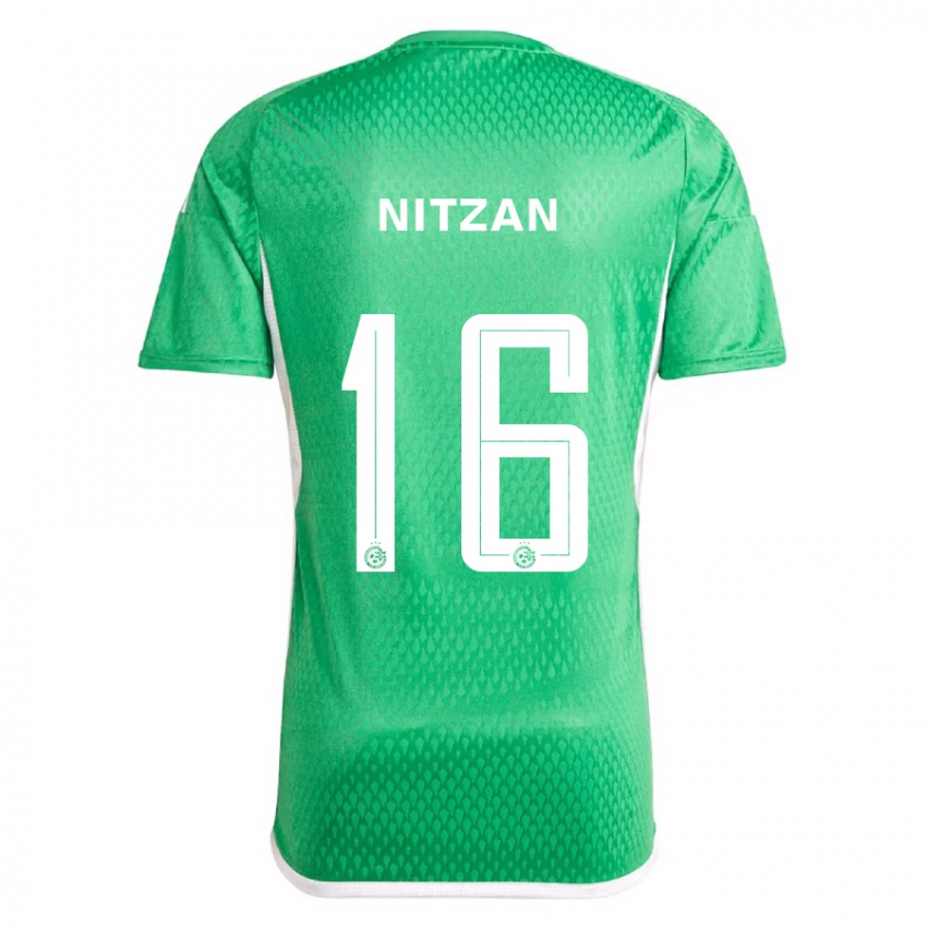 Damen Itamar Nitzan #16 Weiß Blau Heimtrikot Trikot 2023/24 T-Shirt