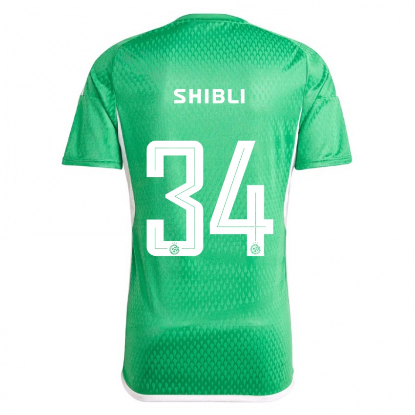 Damen Hamza Shibli #34 Weiß Blau Heimtrikot Trikot 2023/24 T-Shirt