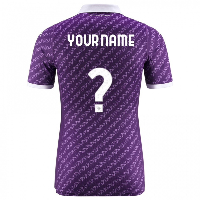 Damen Ihren Namen #0 Violett Heimtrikot Trikot 2023/24 T-Shirt