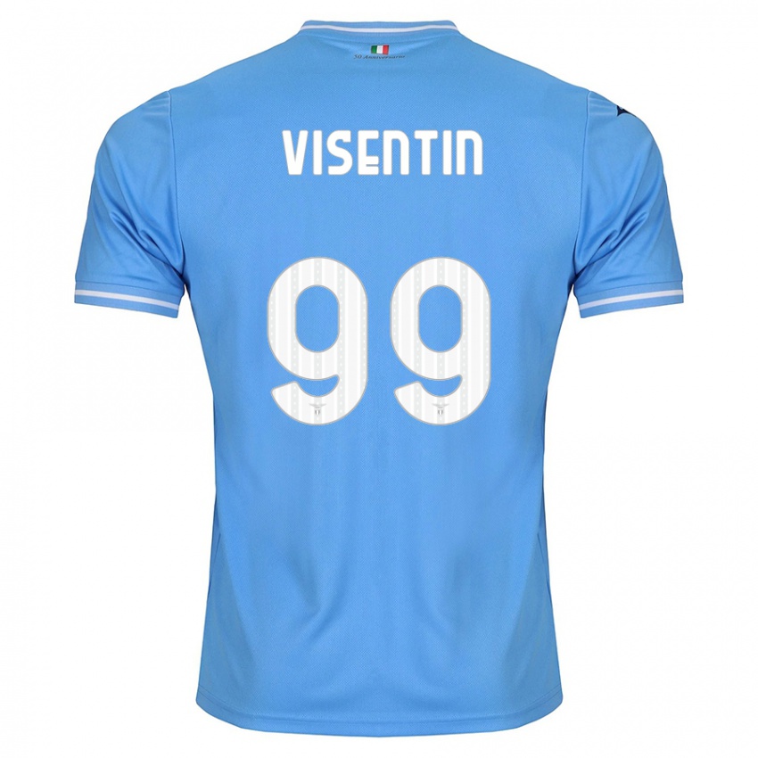 Damen Noemi Visentin #99 Blau Heimtrikot Trikot 2023/24 T-Shirt
