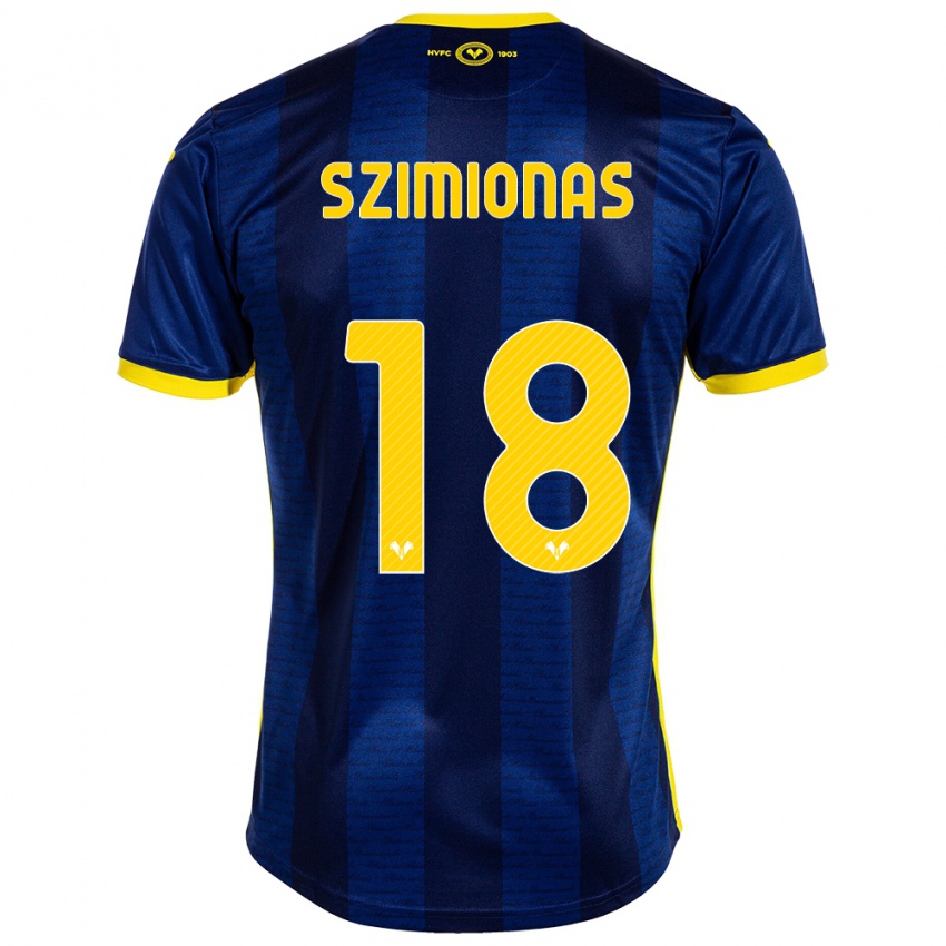 Damen Luca Szimionas #18 Marine Heimtrikot Trikot 2023/24 T-Shirt