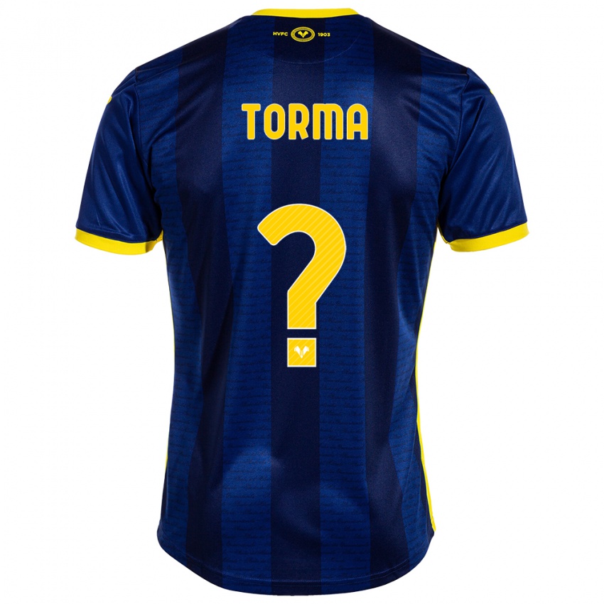 Damen Salvatore Torma #0 Marine Heimtrikot Trikot 2023/24 T-Shirt