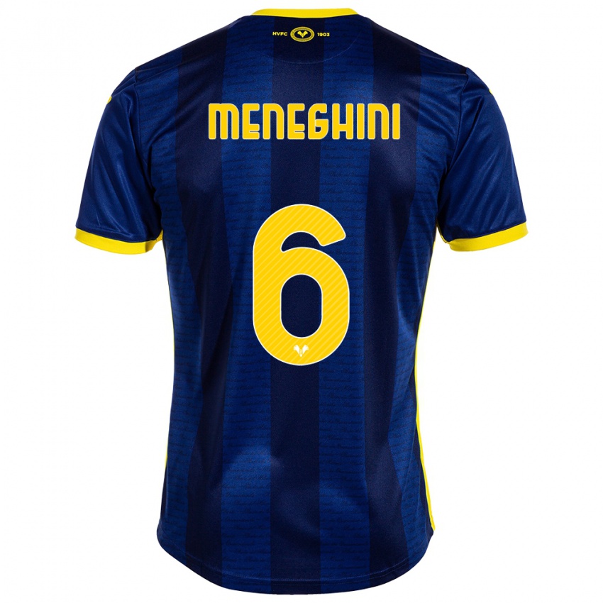 Damen Sofia Meneghini #6 Marine Heimtrikot Trikot 2023/24 T-Shirt