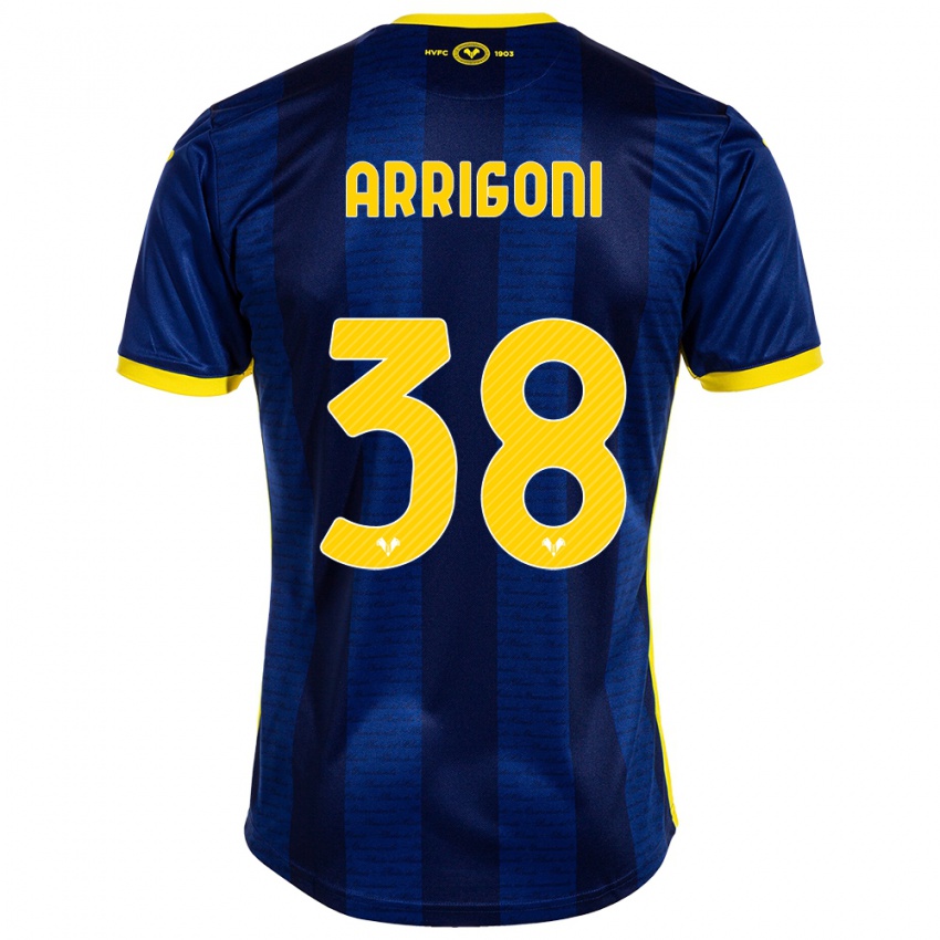 Damen Arrigoni #38 Marine Heimtrikot Trikot 2023/24 T-Shirt