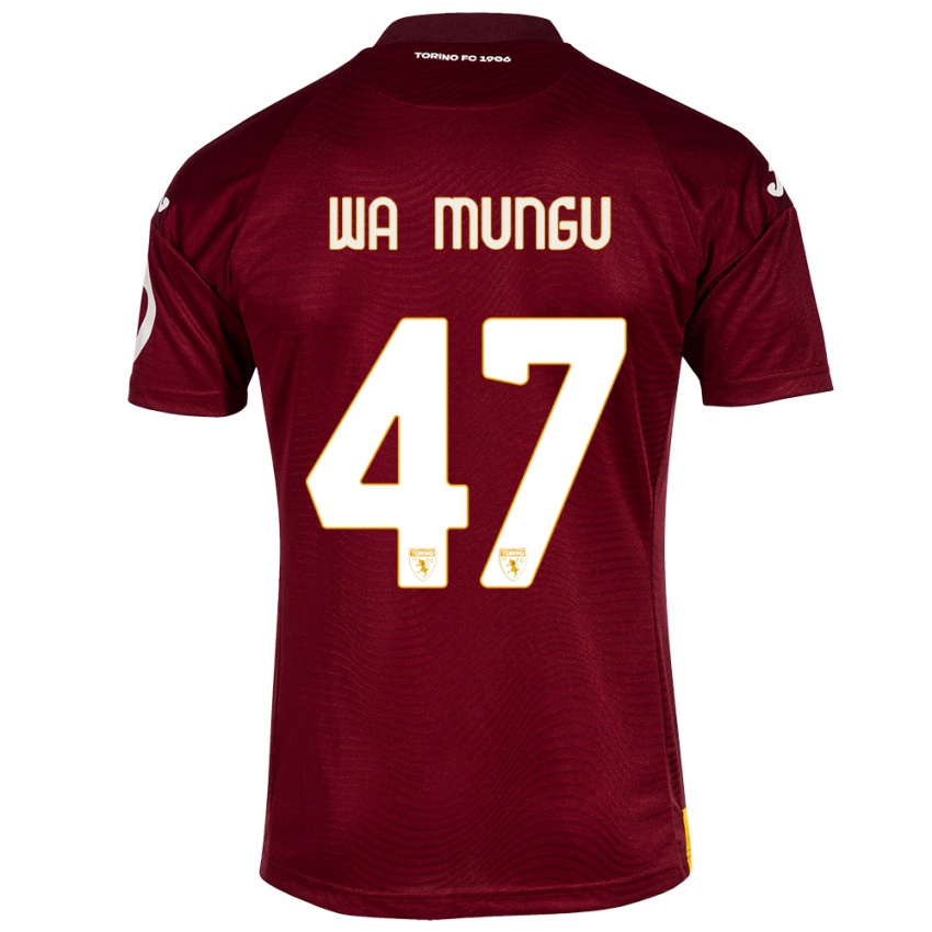 Damen Vimoj Muntu Wa Mungu #47 Dunkelrot Heimtrikot Trikot 2023/24 T-Shirt