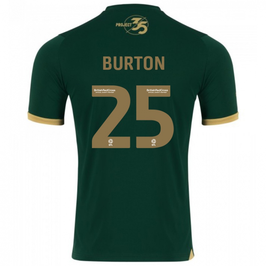 Damen Callum Burton #25 Grün Heimtrikot Trikot 2023/24 T-Shirt