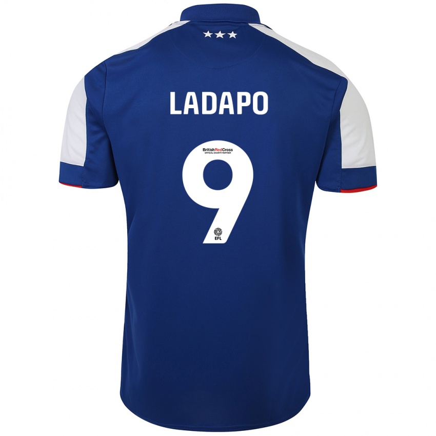 Damen Freddie Ladapo #9 Blau Heimtrikot Trikot 2023/24 T-Shirt
