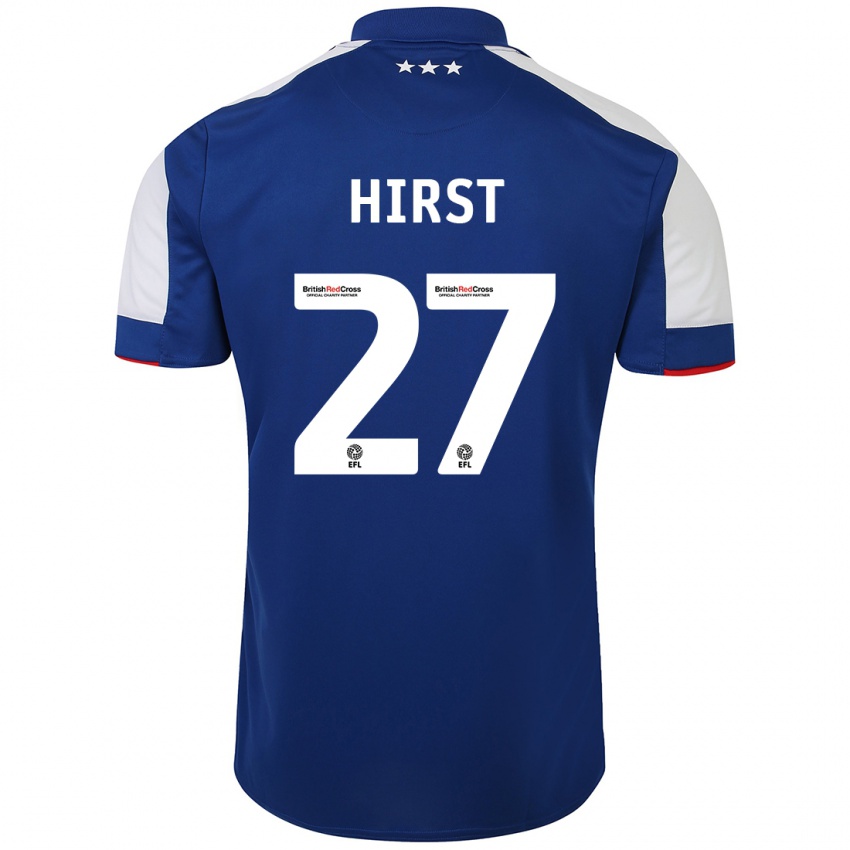 Damen George Hirst #27 Blau Heimtrikot Trikot 2023/24 T-Shirt