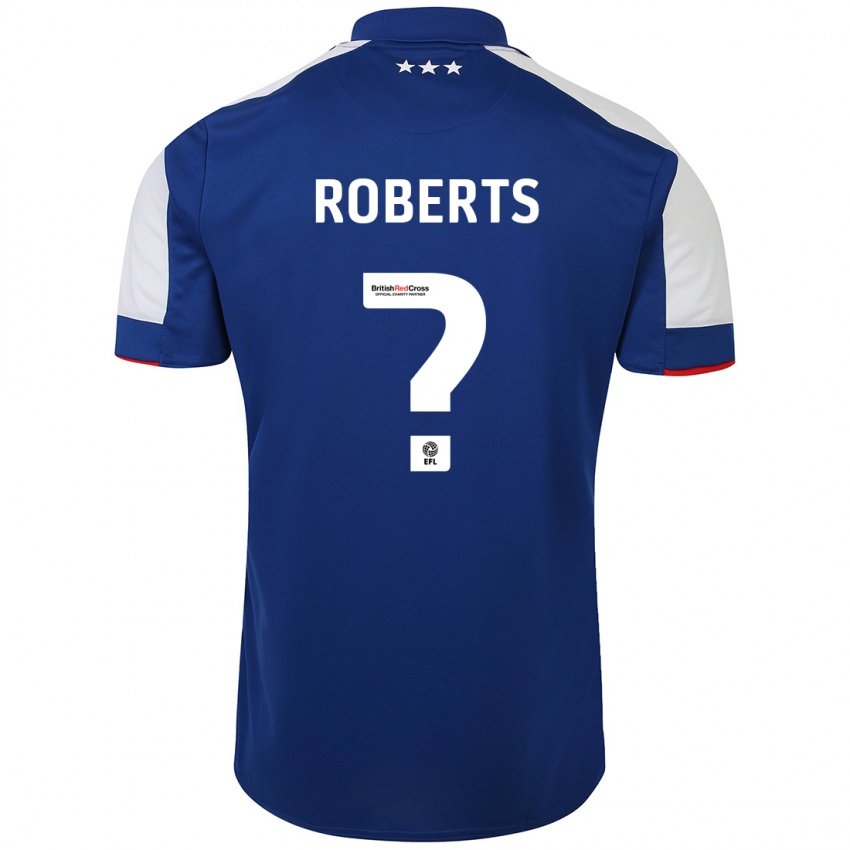 Damen Mathaeus Roberts #0 Blau Heimtrikot Trikot 2023/24 T-Shirt