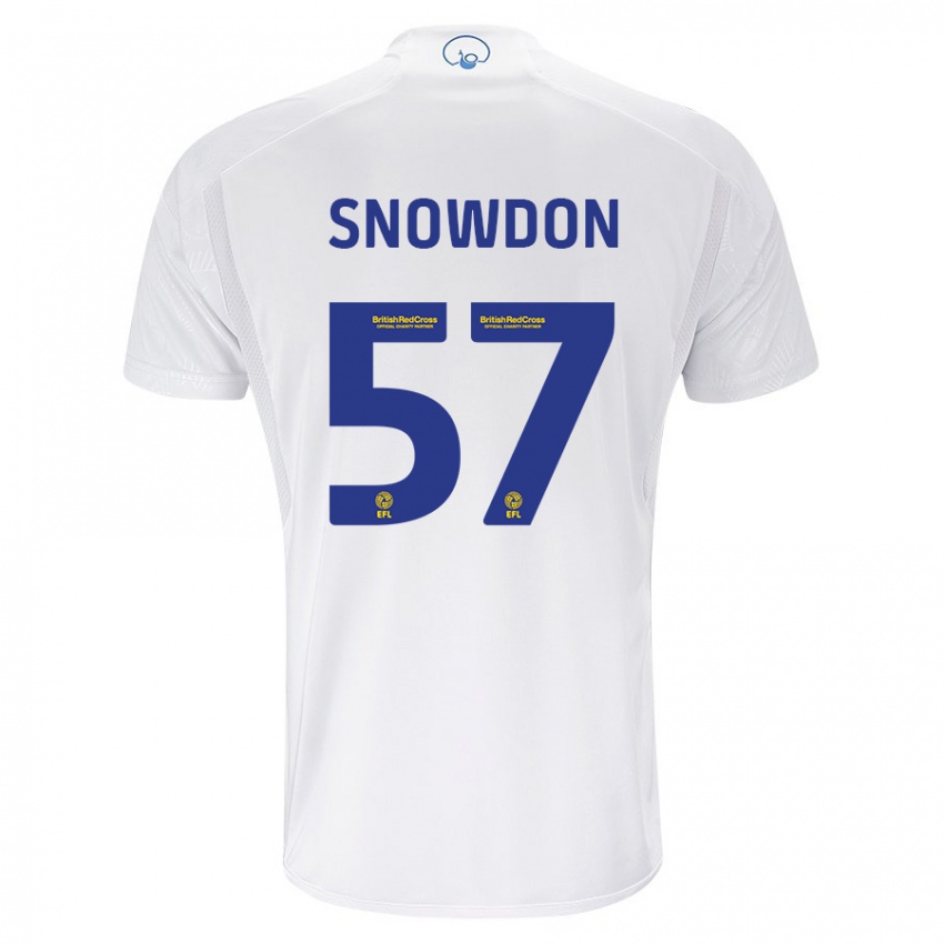 Damen Joe Snowdon #57 Weiß Heimtrikot Trikot 2023/24 T-Shirt