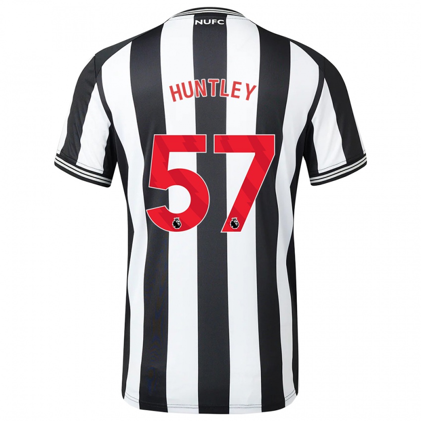 Damen James Huntley #57 Schwarz-Weiss Heimtrikot Trikot 2023/24 T-Shirt