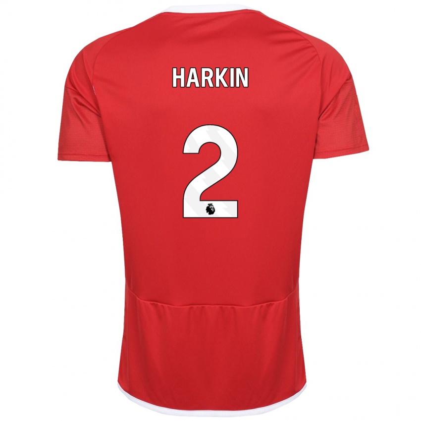 Damen Lyndsey Harkin #2 Rot Heimtrikot Trikot 2023/24 T-Shirt