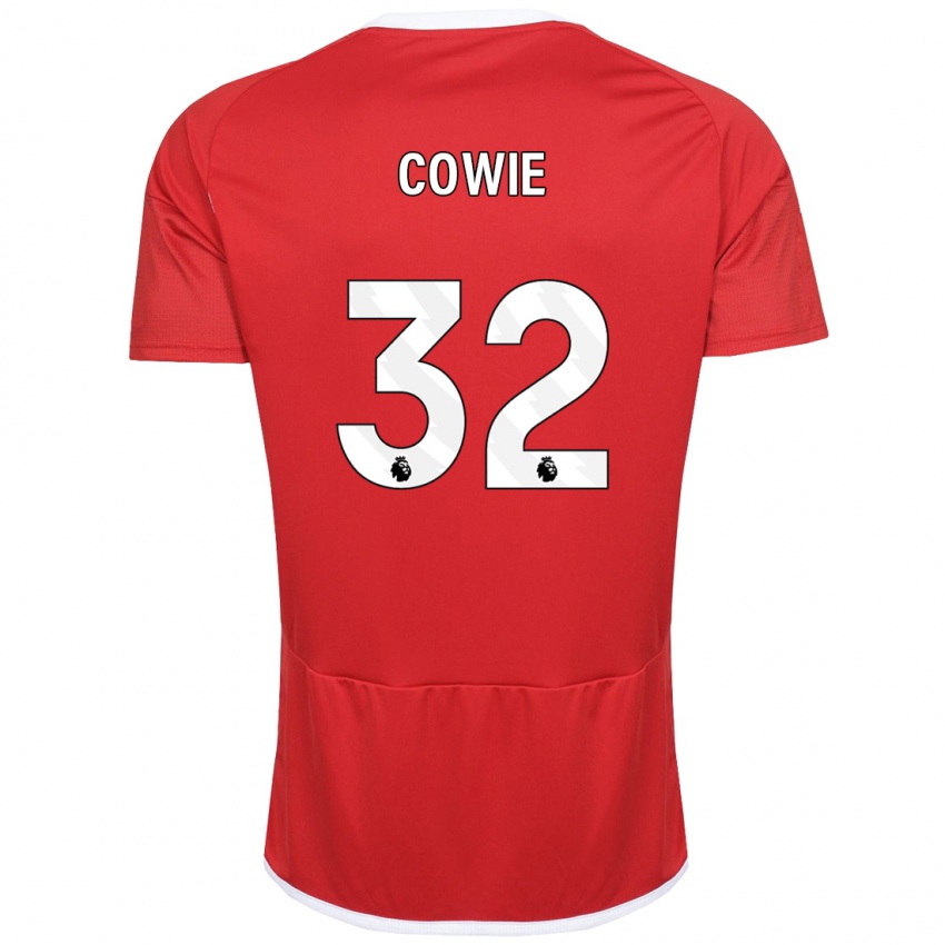 Damen Abi Cowie #32 Rot Heimtrikot Trikot 2023/24 T-Shirt