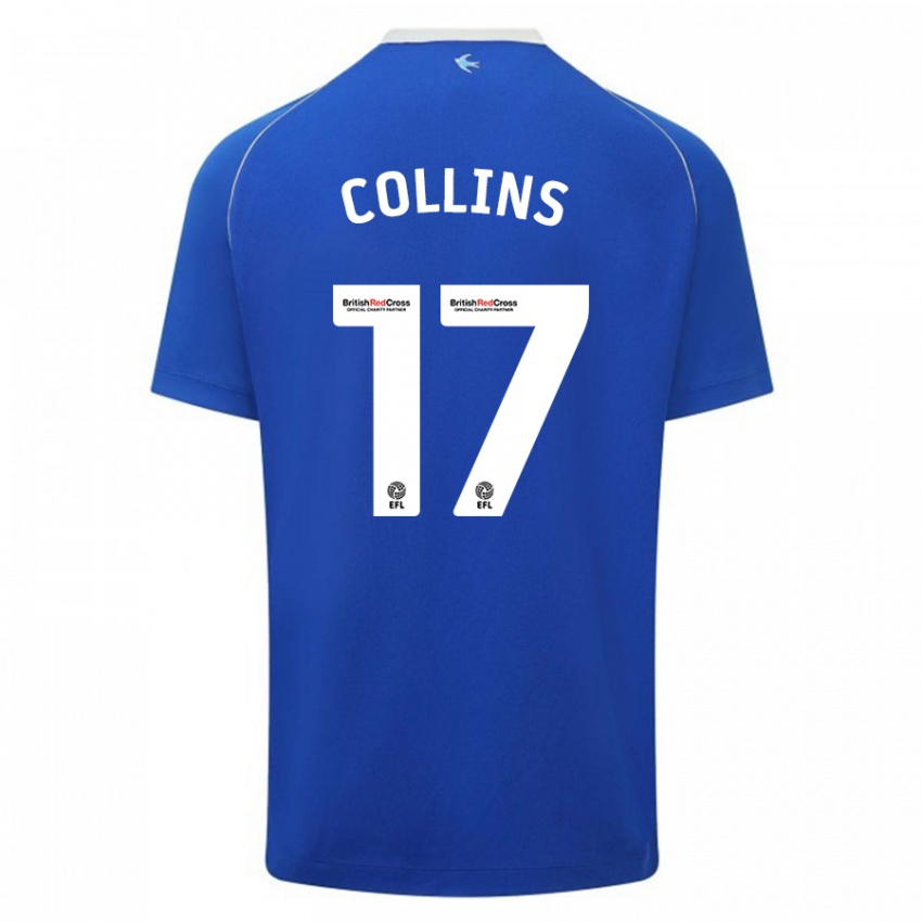 Damen Jamilu Collins #17 Blau Heimtrikot Trikot 2023/24 T-Shirt