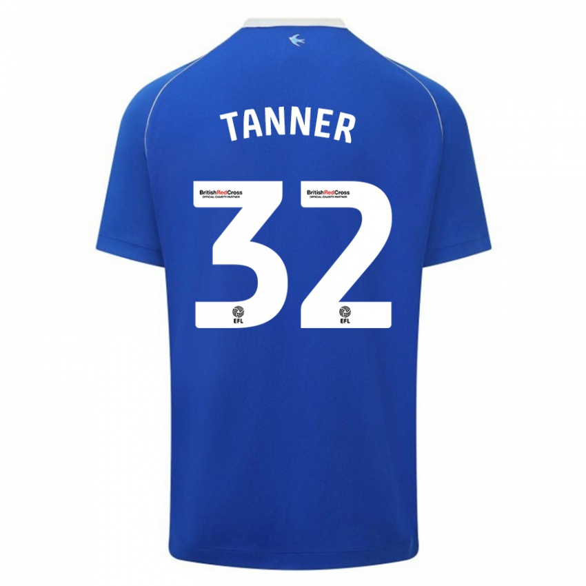 Damen Ollie Tanner #32 Blau Heimtrikot Trikot 2023/24 T-Shirt