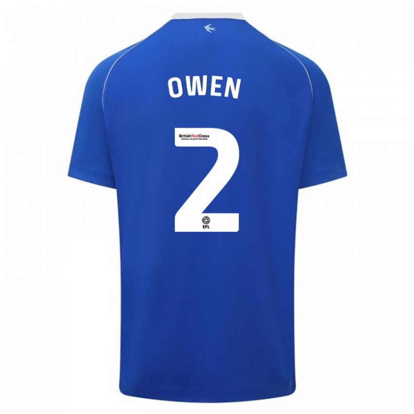 Damen Lisa Owen #2 Blau Heimtrikot Trikot 2023/24 T-Shirt