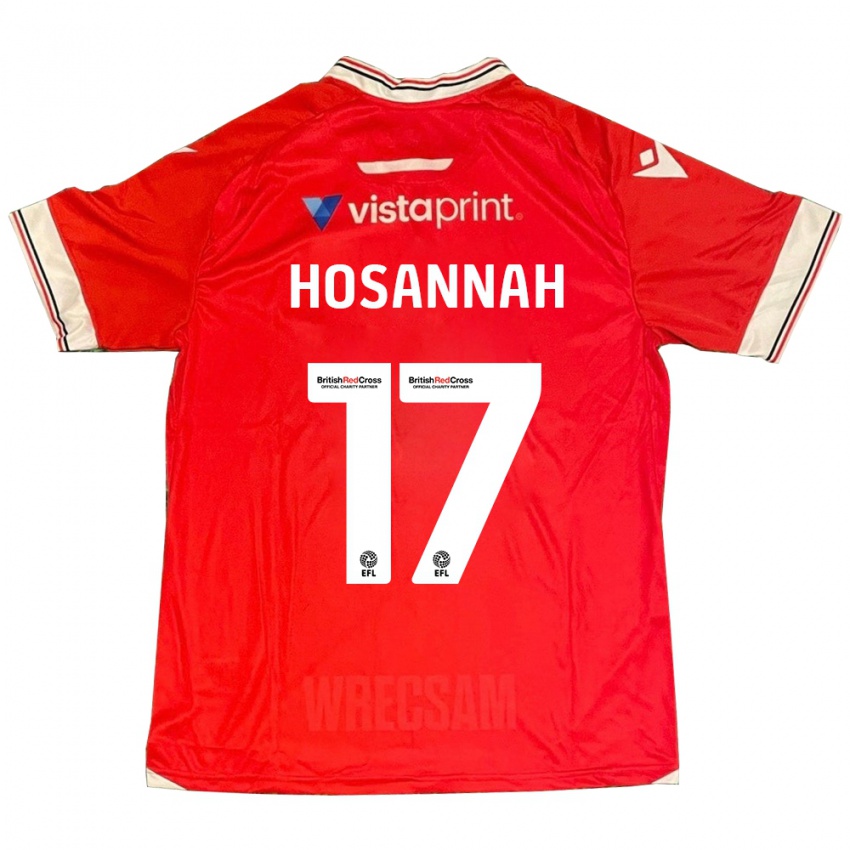 Damen Bryce Hosannah #17 Rot Heimtrikot Trikot 2023/24 T-Shirt