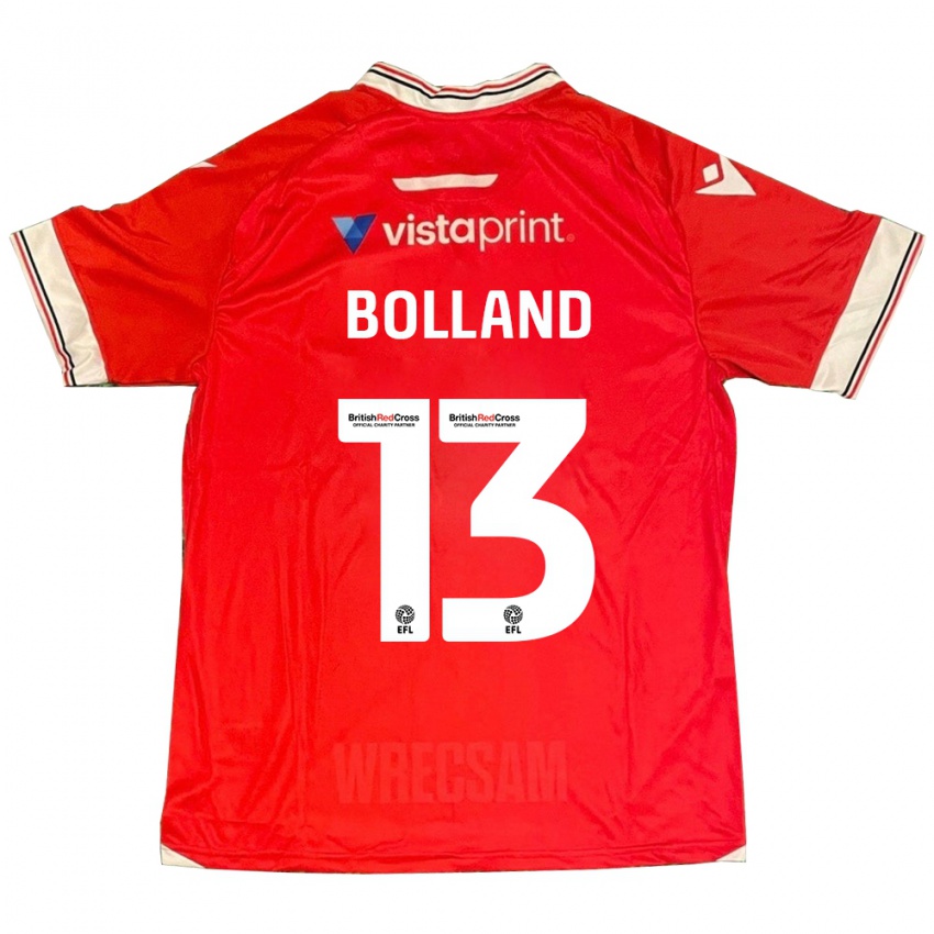 Damen Charlotte Bolland #13 Rot Heimtrikot Trikot 2023/24 T-Shirt