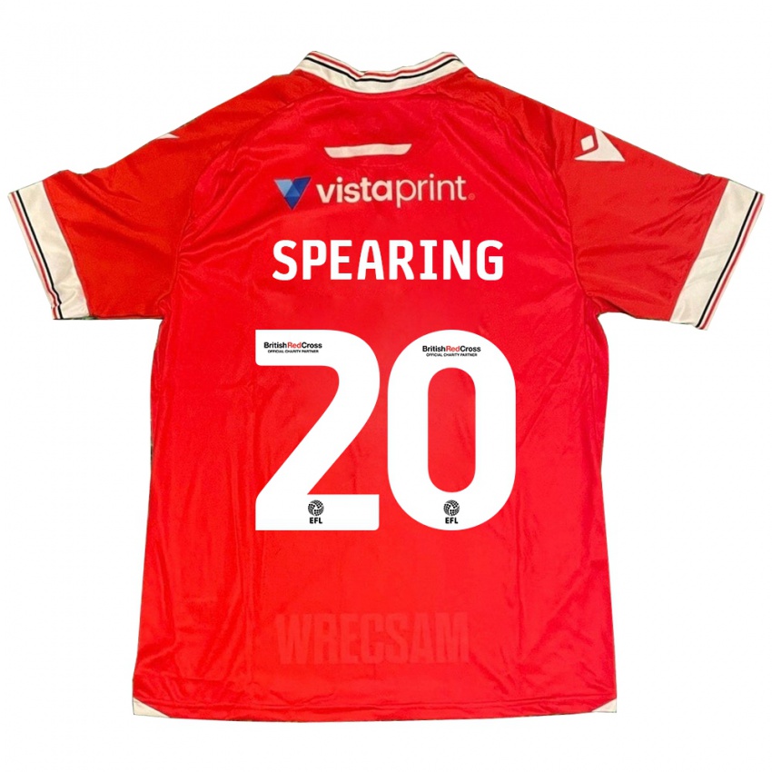 Damen Natasha Spearing #20 Rot Heimtrikot Trikot 2023/24 T-Shirt