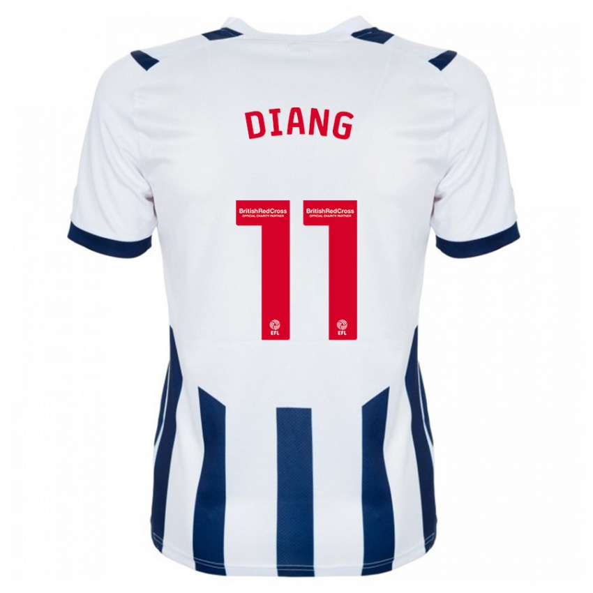 Damen Grady Diangana #11 Weiß Heimtrikot Trikot 2023/24 T-Shirt