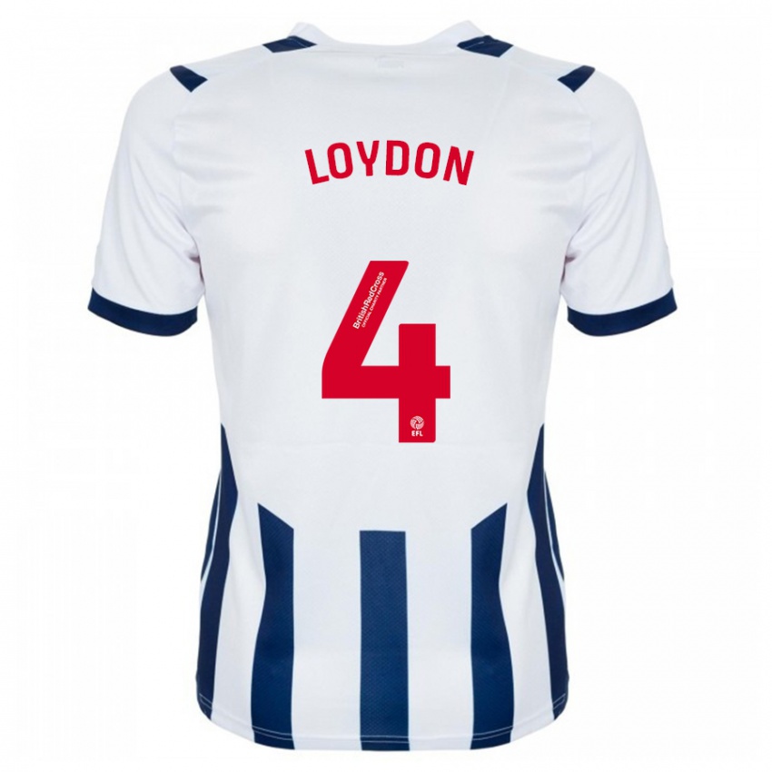 Damen Abi Loydon #4 Weiß Heimtrikot Trikot 2023/24 T-Shirt